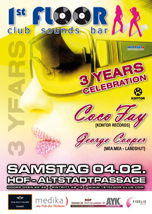 3 Years Celebration @ 1st floor club